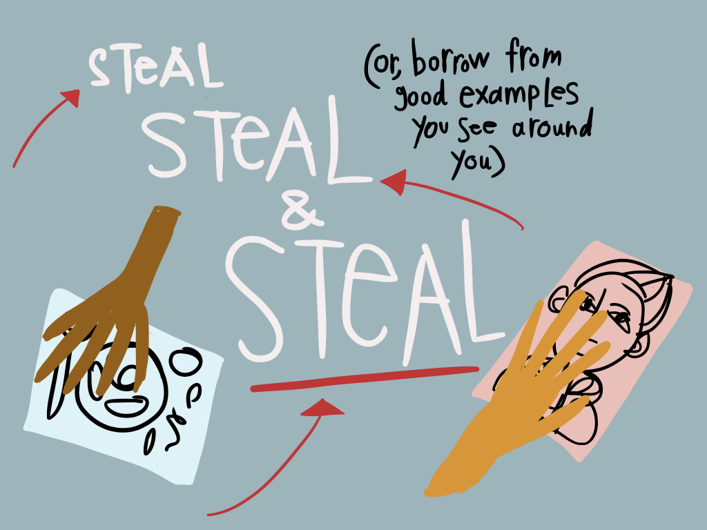 Design Process - steal steal steal