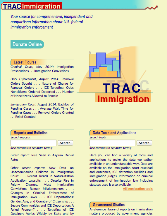 TRAC Immigration Data 2